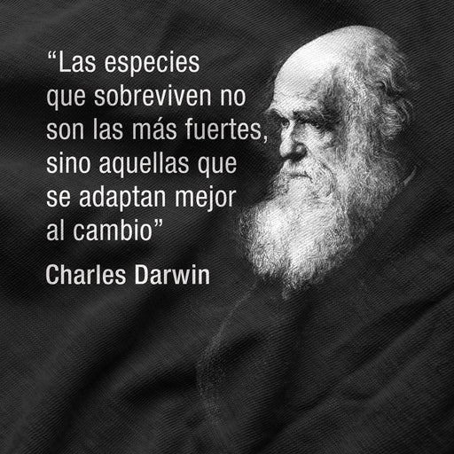 Camiseta Charles Darwin Frase Motivadora