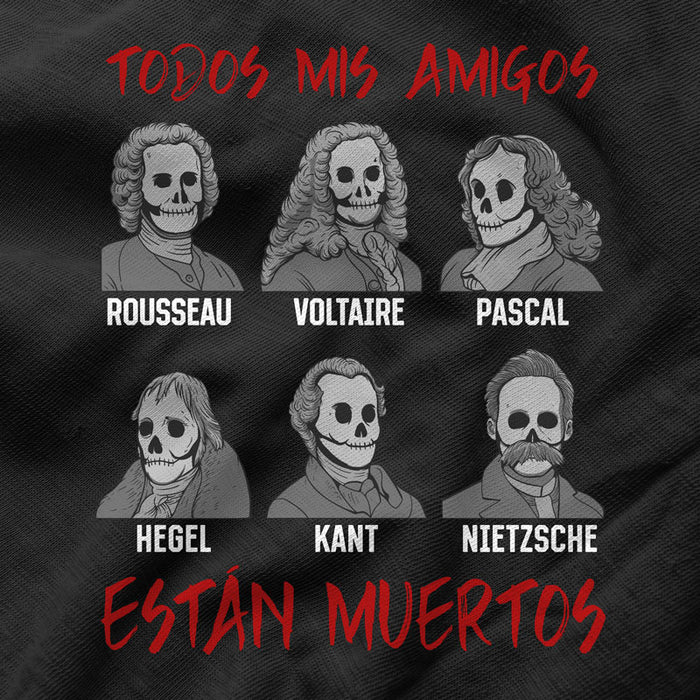 Camiseta Filósofos Amigos Muertos