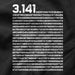 Camiseta Número Pi 3.14 Matemáticas