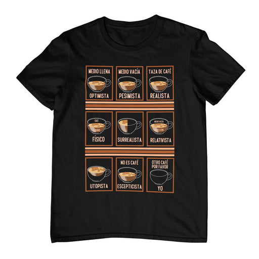 Camiseta Café Psicología Humor