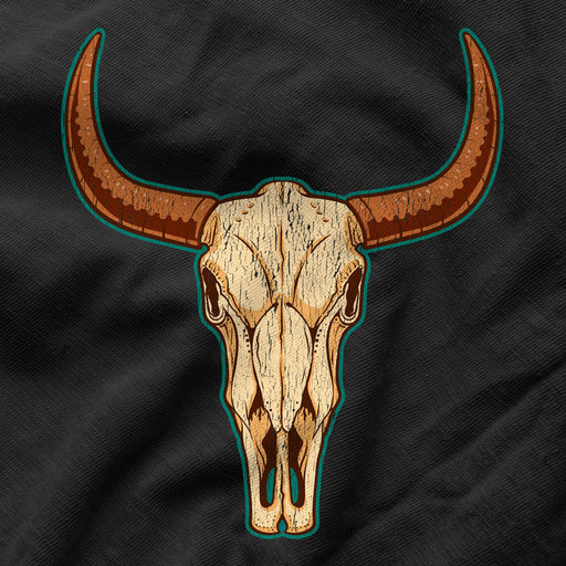 Camiseta Calavera Toro Vaca Western Country