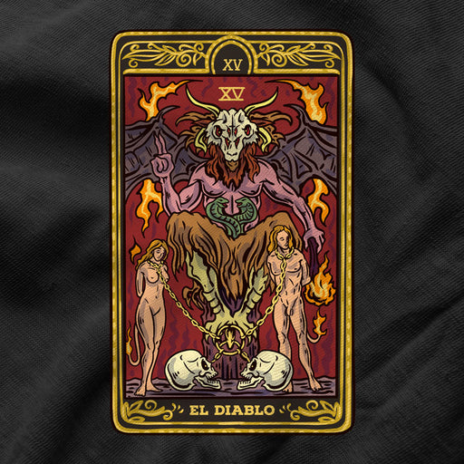 Camiseta Carta De Tarot El Diablo Demonio