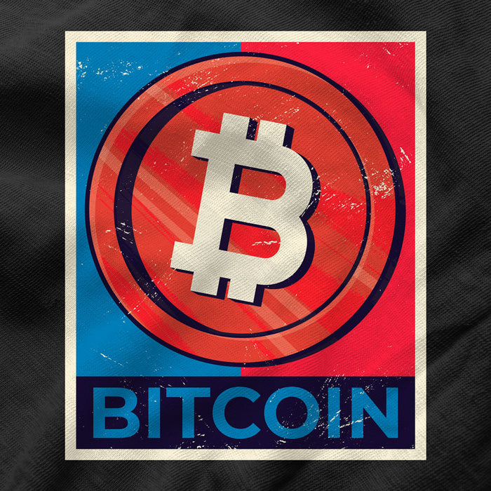 Camiseta Bitcoin Pop Art