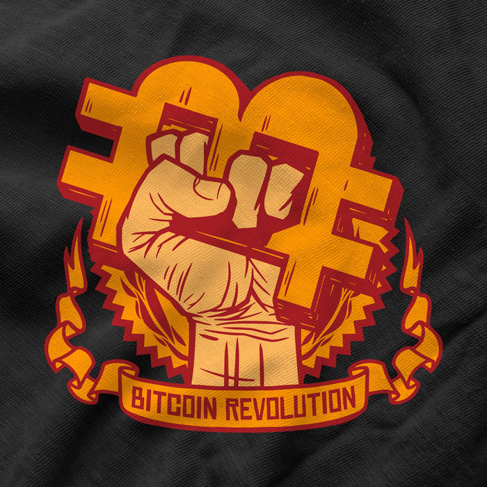 Camiseta Bitcoin Revolution Vintage