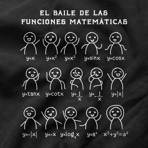 Camiseta Baile de Funciones Matemáticas