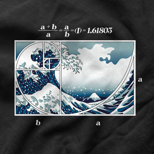 Camiseta Espiral de Fibonacci Gran Ola