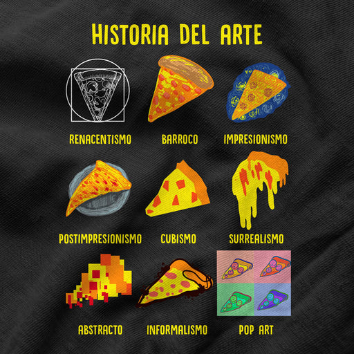 Camiseta Historia del Arte Pizza