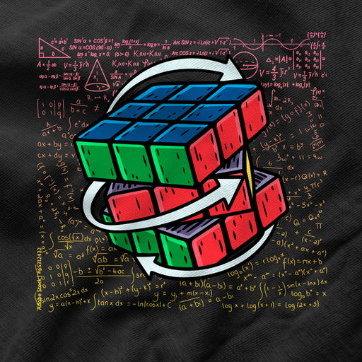 Camiseta Cubo de Rubik Matemático Retro