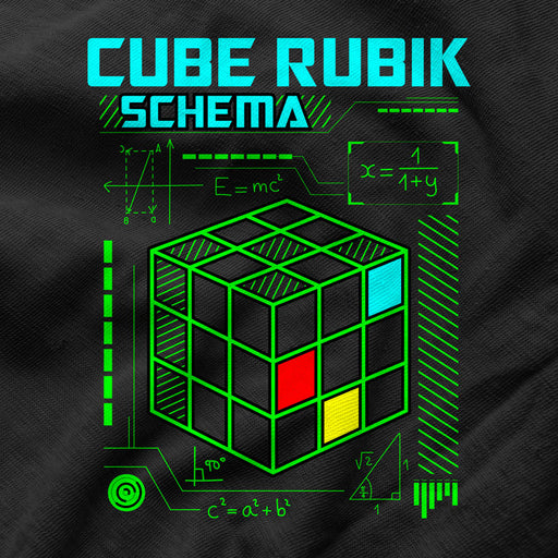 Camiseta Esquema Cubo de Rubik
