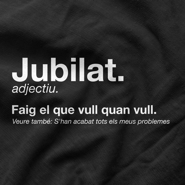 Camiseta Definición Jubilat Català