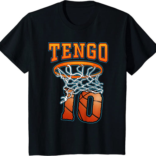 Camiseta Niños Tengo 10 Años Baloncesto