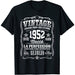 Camiseta Cumpleaños Nacido En 1952 Vintage Perfección