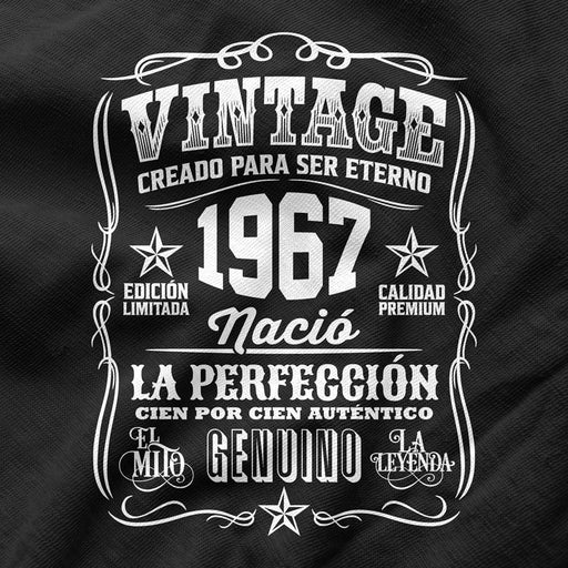 Camiseta Cumpleaños Nacido En 1967 Vintage Perfección