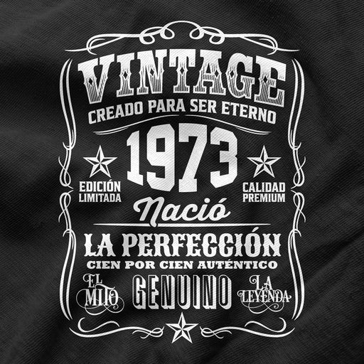 Camiseta Cumpleaños Nacido En 1973 Vintage Perfección