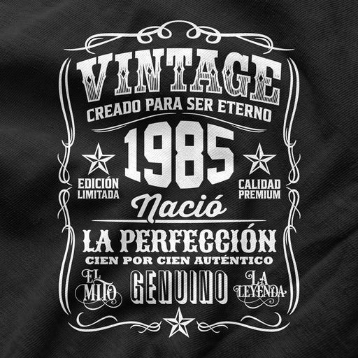 Camiseta Cumpleaños Nacido En 1985 Vintage Perfección