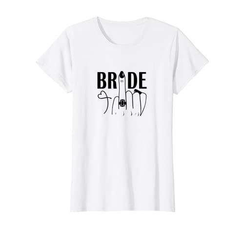 Mujer I do Crew Bride Tee, despedida de soltera, dedo anular nupcial Camiseta