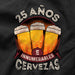 Camiseta 25 Años e Innumerables Cervezas