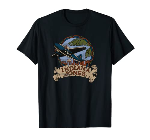 Lucasfilm Indiana Jones Adventure Plane Vintage Camiseta