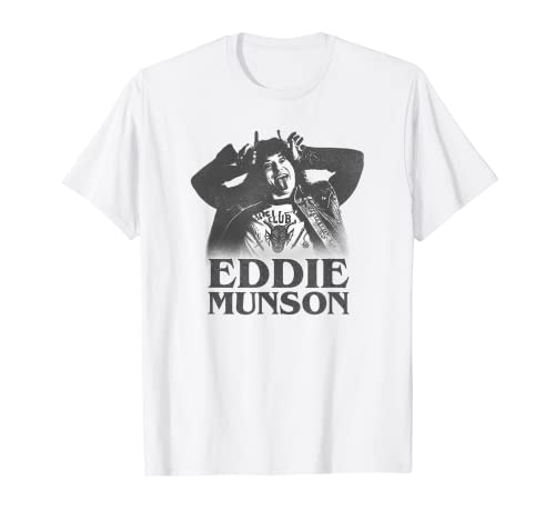 Stranger Things 4 Eddie Munson Demon Horns Camiseta