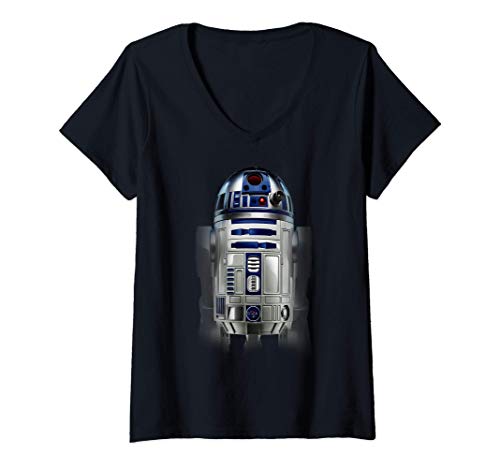 Star Wars R2-D2 Shining Droid Camiseta Cuello V