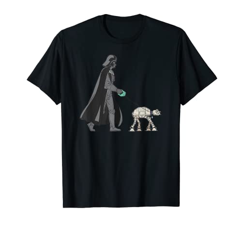 Star Wars Darth Vader the Dog Walker Meme Camiseta