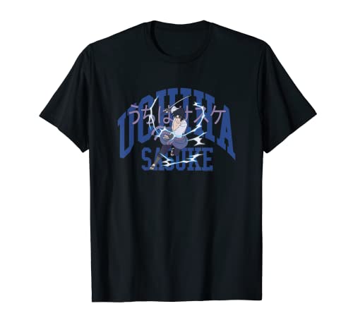 Naruto Shippuden Uchiha Sasuke Colegiado Camiseta