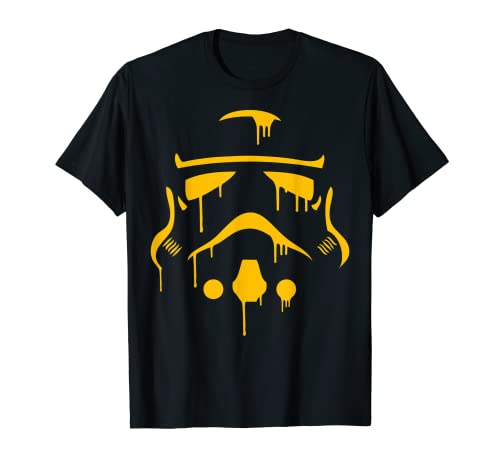 Star Wars Oozing Green Stormtrooper Helmet Outline Camiseta