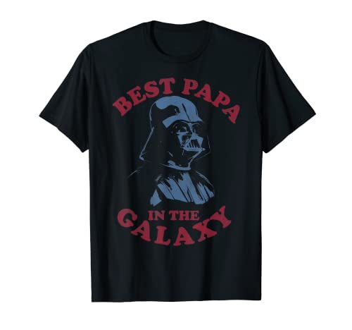 Star Wars Darth Vader Retro Best Papa Camiseta