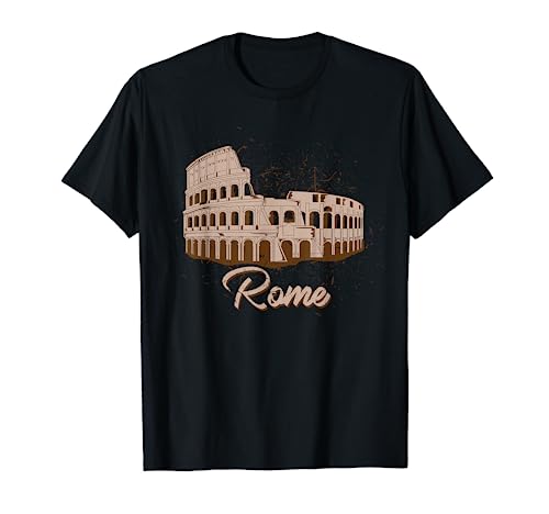 Vintage Roman Colisseum Roma Italia Regalos de recuerdo italianos Camiseta