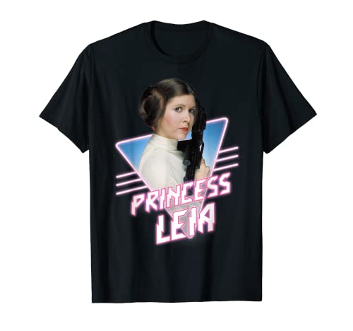 Star Wars Princess Leia Neon Sign Camiseta