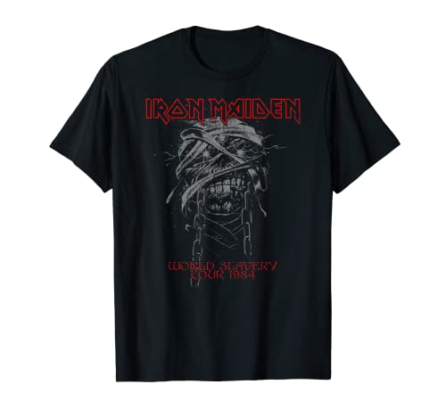 Iron Maiden - World Slavery 1984 Camiseta