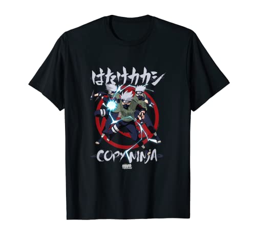 Naruto Shippuden Kakashi Copia Ninja Camiseta