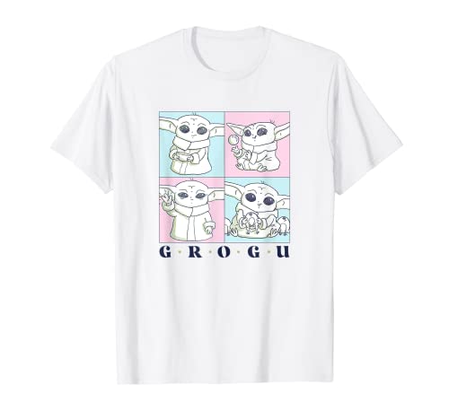 Star Wars: The Mandalorian Grogu Cute Pastel Box Up Camiseta