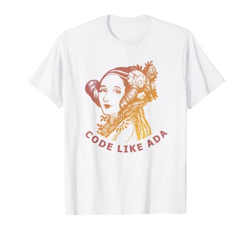 Ada Lovelace Camiseta Dawn Gradient Code Like Ada Camiseta