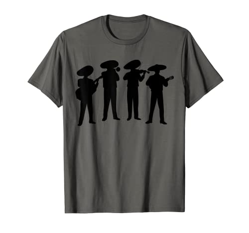 Mariachi Band Quartet Fiesta Mexicana Charro Orgullo Latino Camiseta