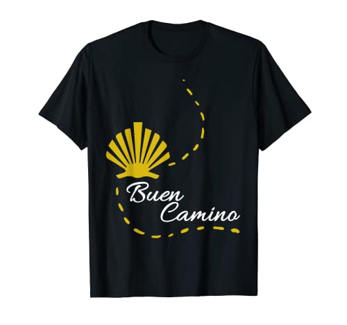 Buen Camino El Camino de Santiago Compostela Peregrino Camiseta