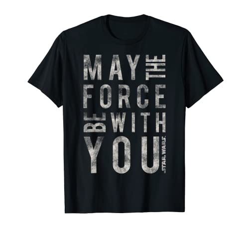 Star Wars May The Force Be With You Scrambled Camiseta