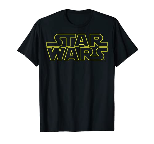 Star Wars Simple Logo Outline Camiseta