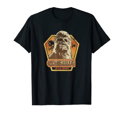 Star Wars Chewbacca Retro Chewie Vintage Camiseta