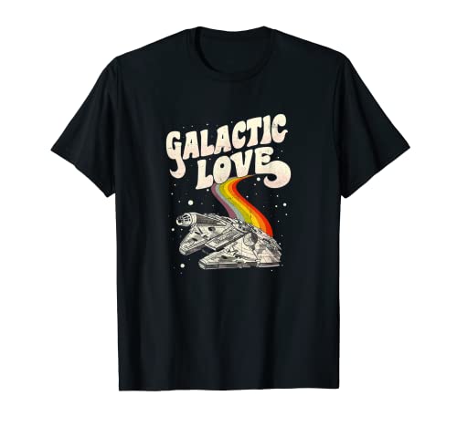 Star Wars Pride Millennium Falcon Galactic Love Camiseta