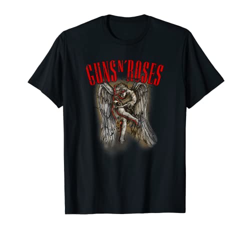 Guns N' Roses Sketch Glow - Camiseta de querubín Camiseta