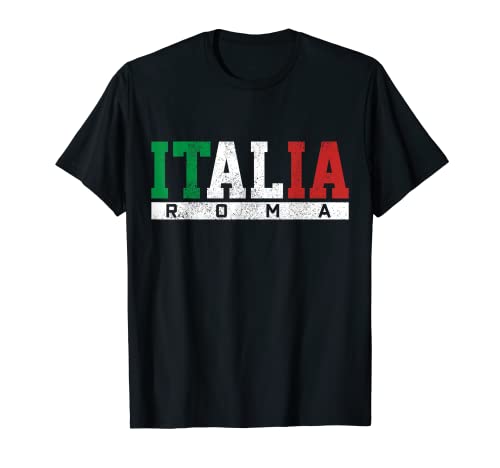 Regalo de recuerdo de la bandera italiana de Roma, Italia Camiseta