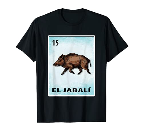 Cartas de jabalí mexicano El Jabali Camiseta