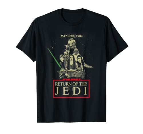 Star Wars Return of the Jedi 40th Anniversary May 25th 1983 Camiseta