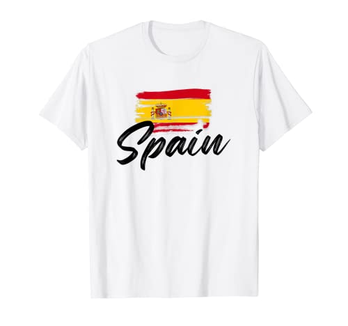 España Bandera España Español Divertido Orgullo Corazón Camiseta