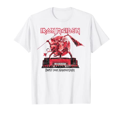 Iron Maiden - Eddie & The Devil Red Moon Camiseta