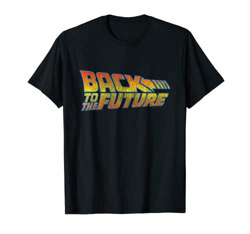 Back to the Future Logotipo Angustiado Camiseta