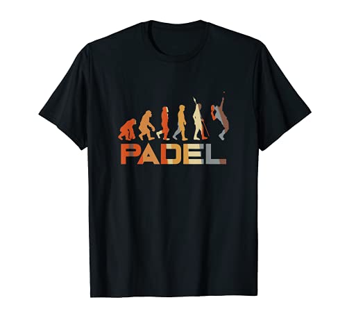 Padel Player Coach Regalo para Fan Padel Evolution Vintage Camiseta