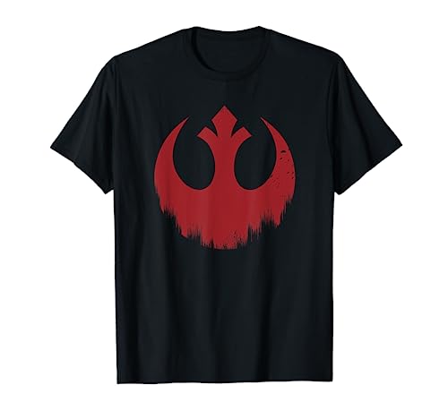 Star Wars Distressed Rebel Logo Rust Camiseta