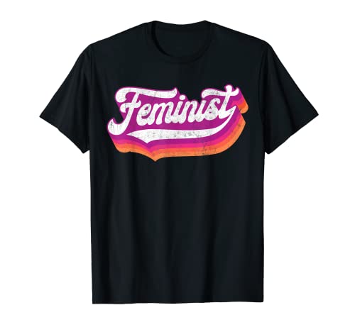 Feminista Retro Vintage 60s 70s Estilo Mujeres Hombres Feminismo Regalo Camiseta